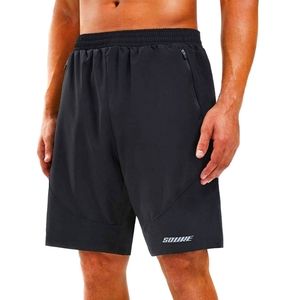Souke Sports Mens Performance‎ Black Athletic Shorts Size 2X